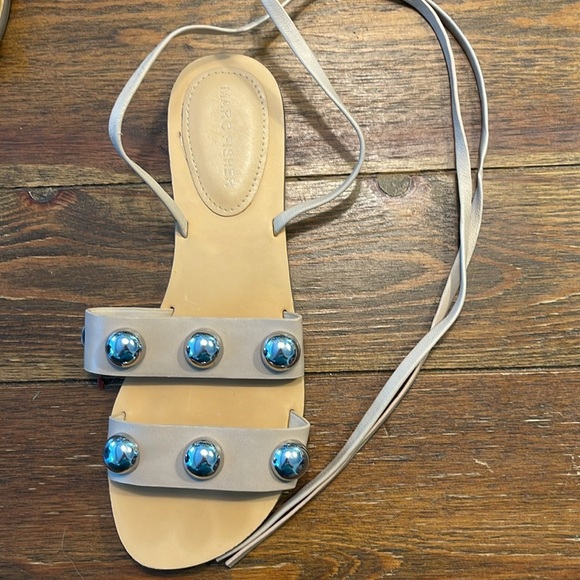 Marc Fisher | Byrony Ball Studded | Ankle Tie Sandals | Women’s 7.5 - Picture 2 of 8